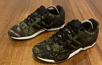 Adidas ZX Flux Deep Forest Men's Sneakers Runners Shoes Size US 10 • $85