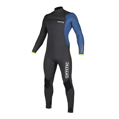 Mystic Majestic 3/2mm Front-Zip Fullsuit Wetsuit 2023 - Grey Blue • $186.84