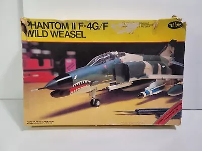Vintage Testors 1/48 Phantom II F-4G/F Wild Weasel Model Kit Open Box • $19.99