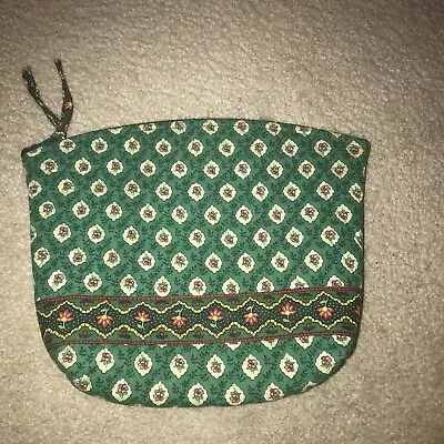 Retired Vera Bradley Rare Greenfield Large Cosmetic VGUC • $14.99