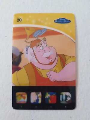 Woolworths Disney Movie Stars 2016 Collector Card - #20 Beauty And The Beast • $1.90