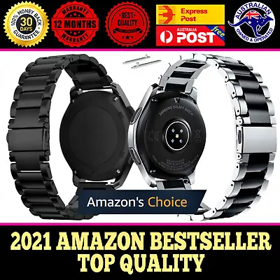 Samsung Galaxy Watch Stainless Steel Strap Replacement Band Active Gear 42 46mm • $16.95