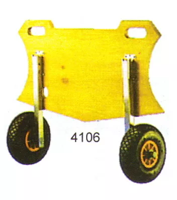 £99.95 • Buy Small FOLDING Launching Wheels Boat Rib Inflatable + BOLTS Quick Release Shaft