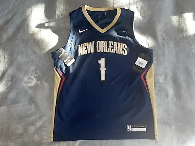 Nike Pelicans Zion Williamson NBA Swingman Jersey Size Large DRI-FIT • $45