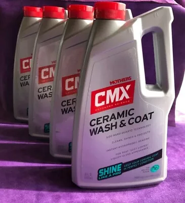 Mothers Cmx Ceramic Wash & Coat ~ 48 Oz ~ High Efficiency Formula ~ 4 Pack • $50