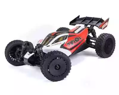 Arrma Typhon Grom MEGA 4WD 380 Brushed 1/18 Buggy RTR Red/White ARA2106T2 • $139.99