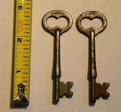 Vintage Corbin Skeleton Keys Marked Dt19 • $12.99