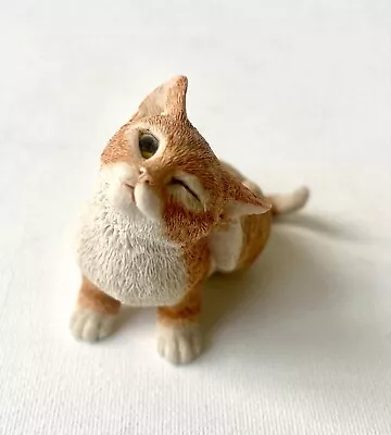 Sherratt And Simpson Ginger Cat Kitten Scratching 5.5cm Tall Excellent Condition • £6.50