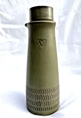 Vintage Retro 1960's Denby Chevron Vinegar Bottle Mint/Excellent • £8.50