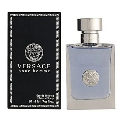 Versace Pour Homme By Versace Eau De Toilette For Men's 1.7 Fl Oz 50 Ml • $39