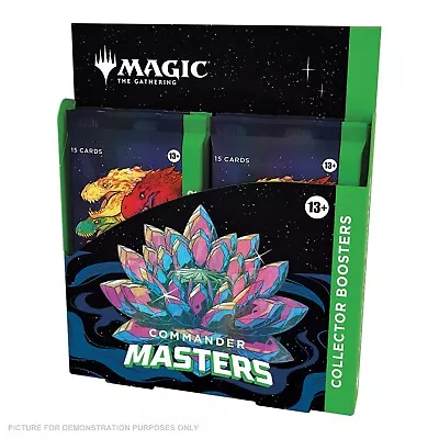 Magic The Gathering Commander Masters Collector - Booster BOX Of 4 Packs • $389.95