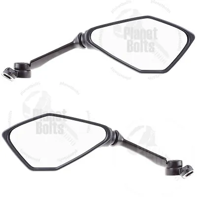 $69.99 • Buy Black Rear View Mirror For Kawasaki Ninja ZX636 ZX6R 13-19 Back Set Left Right