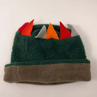 Retro High Pile Fleece Winter Jester Snowboard 1990s Hat Triangle Flag Tabs • $27.99