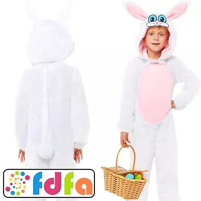 Amscan Easter Bunny Rabbit Kids Childs Jumpsuit Fancy Dress Costume • £19.79
