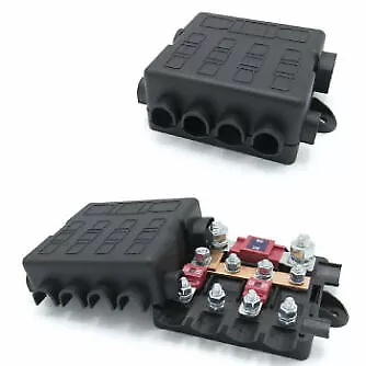 Heavy Duty Power Distribution Fuse Block MEGA & MIDI LINK 4 Fuse Holder 12v &... • £17.77