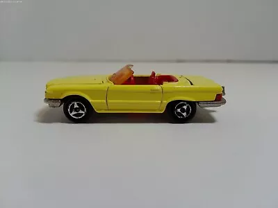 Majorette Mercedes Benz 350 SL No 213 Yellow Ech. 1/60 France • $19.99