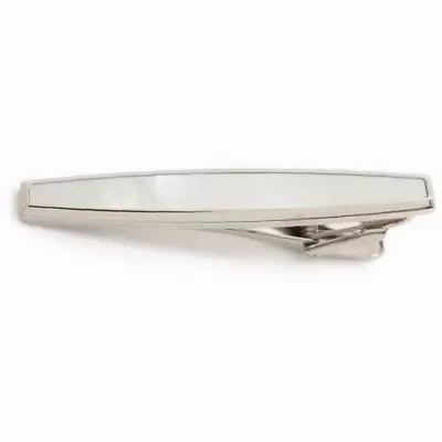 S.T. Dupont Palladium Tie Bar / Clip White Mother Of Pearl  005708 New In Box • $114