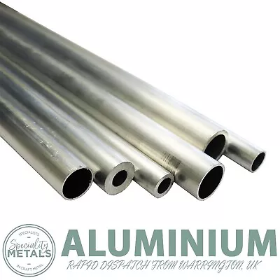 Aluminium Round Tube Pipe Metric 300mm To 1000mm Length 6mm To 31mm Diameter • £8.01