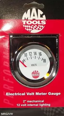 Mac Tools 2 Inch Electrical Volt Meter Gauge Kit MRG2VW • $19.99