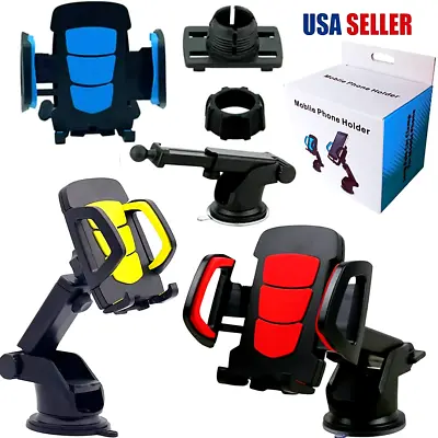 360° Mount Holder Car Windshield Stand For Mobile Cell Phone GPS Universal NEW** • $8.97