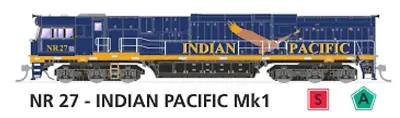 SDS Models NR Class Locomotive HO Scale; NR 27 - Indian Pacific Mk1 • $275