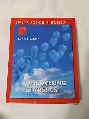DISCOVERING STATISTICS 3RD.ED. I.E. LAROSE Hardcover LAROSE 2016 - VERY GOOD • $45