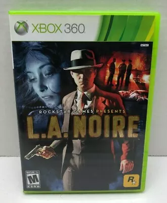 L.A. Noire (Microsoft Xbox 360 2011) COMPLETE MINT DISCS Tested - Works • $4.99