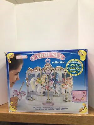 Rare 1989 Matchbox Carousel Horses Display Vintage Toy Collectable (Opened Box) • $124.99