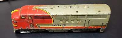 Marx Santa Fe Locomotive #21 O Gauge Metal Used Good Untested • $30