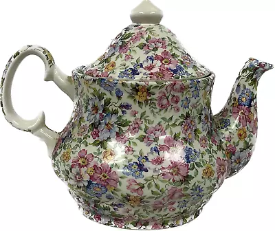 Vintage English Staffordshire Laura Chintz Teapot • $175