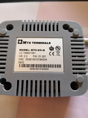 MTX-65+G V6 TERMINAL COMBINED GSM/GPRS + GPS Receiver Modem Terminal With JAVA E • $29