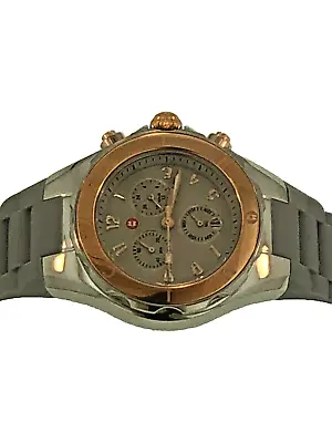 Brand New Michele Grey Jelly Bean Chronograph Watch MWW12F000098 MSRP $445 • $197.10