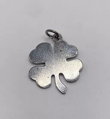 Vintage Sterling Silver Lucky Charm Clover Shamrock Charm  • $19.99