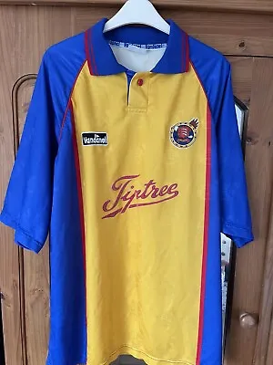 Essex Eagles County Cricket Club Match Worn Player Issued Shirt XXL Vintage • £29.99
