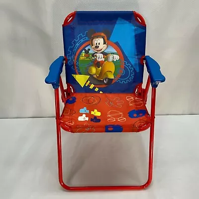 Disney Mickey Mouse Toddler Folding Chair Beach Park Camping 2016 • £15.38