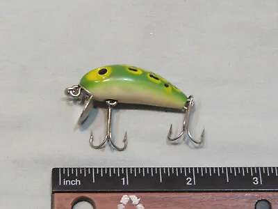 Vintage Wright & McGill Miracle Minnow Fishing Lure Frog Spot • $4.99