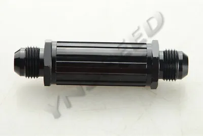 8AN AN-8 AN8 Magnetic Fuel Filter Fitting Adapter 150 Micron Black • $15.07