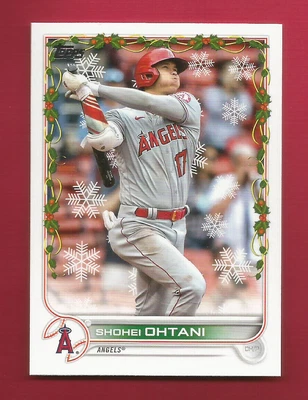 $3.99 • Buy 2022 Topps Holiday Mega   Shohei Ohtan   Short-print Candy Cane Arm Variation 