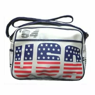 Retro Shoulder Hand Bag LA Olympic Games USA 1984 Gym Cabin Baggage UK Seller • £9.97