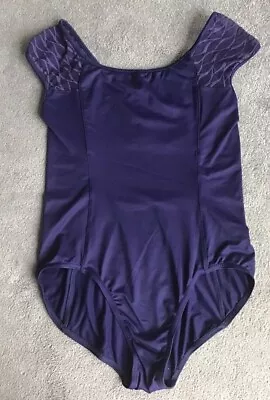 Mirella Purple Dance Leotard Size L • £0.99