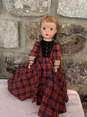 Vintage Madame Alexander Little Women Doll Jo Hard Plastic 14” 1950’s Original • $85