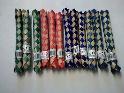 £4.95 • Buy 12 Chinese Bamboo Finger Traps, Great Party Trick Favour Birthday Gift Toy.