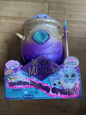 Moose Toys Magic Mixies Magical Misting Cauldron With 8 Inch Plush Toy • $119