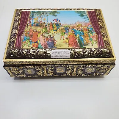 Vintage German Tin Box 1997  E. Otto Schmidt Nurnberger Lebkuchen Honig • $22.95