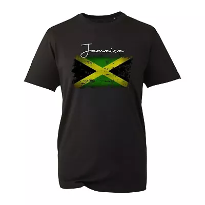 Jamaica Flag T-Shirt Country Love VIntage Flag Patriot Country In The Caribbean • £8.99