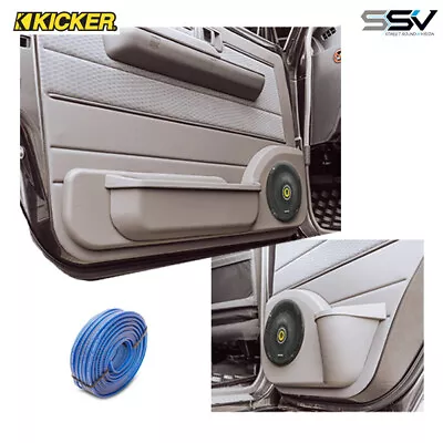 Kicker Audio Pack To Suit 70 Series Dual Cab Land Cruiser With 6.5  Speakers & D • $892