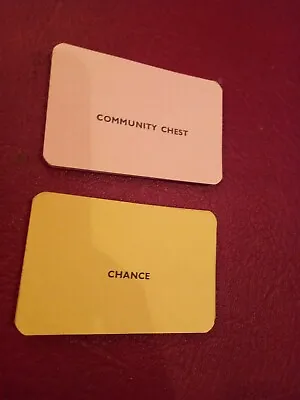 £3.49 • Buy Vintage Monopoly Parts Spares Replacement Community Chest Chance Cards G416