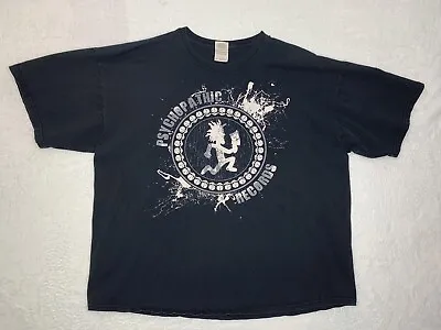 VTG Psychopathic Records Insane Clown Posse ICP Hatchet Man T-Shirt Y2K Sz 2XL • $25.49