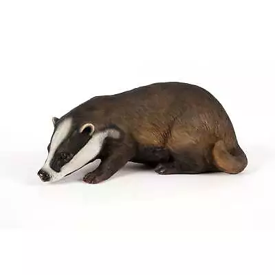 Garden Creations Baby Badger Drinking Outdoor Resin Statue Ornament • £25.99