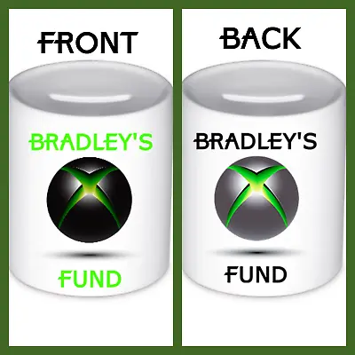 Xbox Personalised Money Box Piggy Bank Money Pot Add Your Name • £9.97